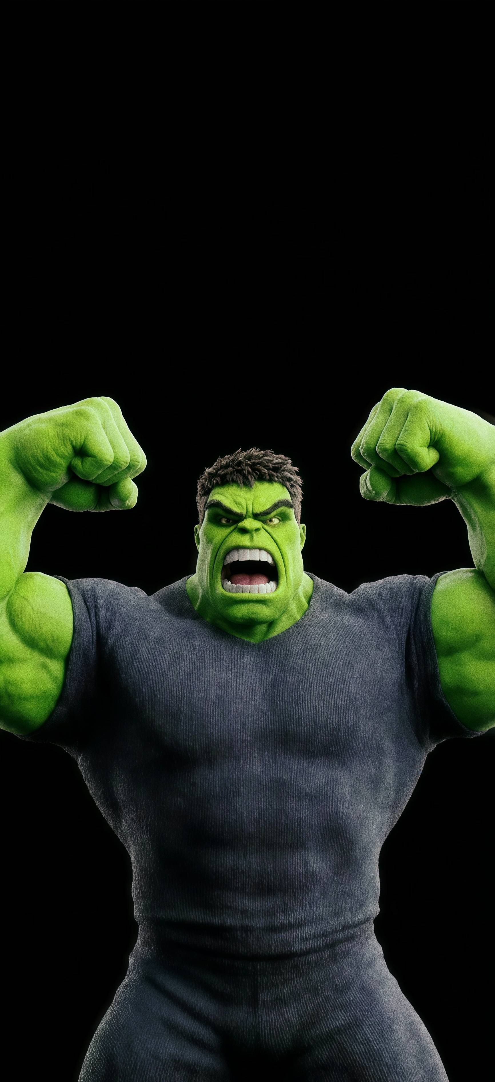 Incredible Hulk Flexing Wallpaper