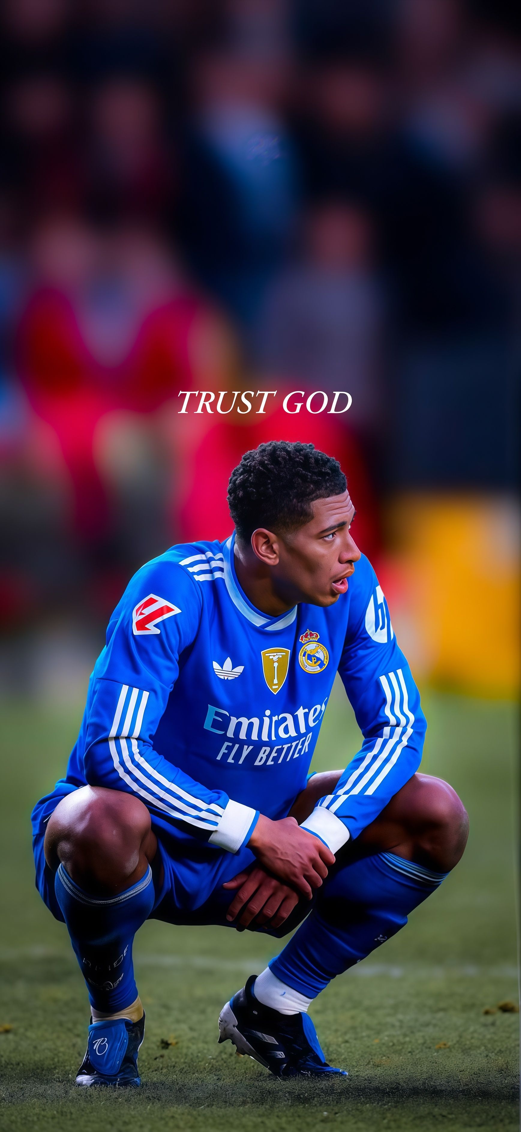 Jude Bellingham Real Madrid Trust God Wallpaper