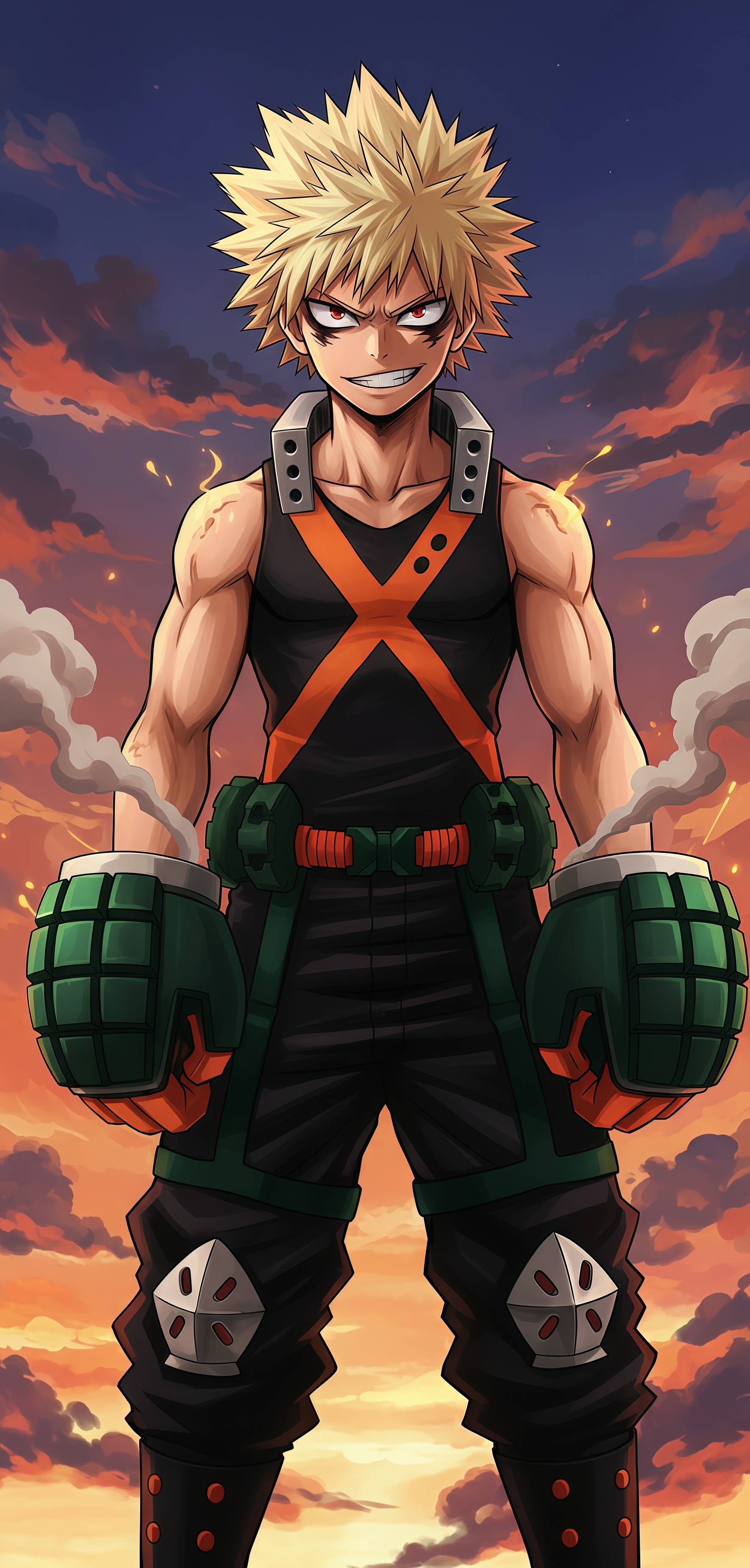 Katsuki Bakugo Explosion Murder Wallpaper