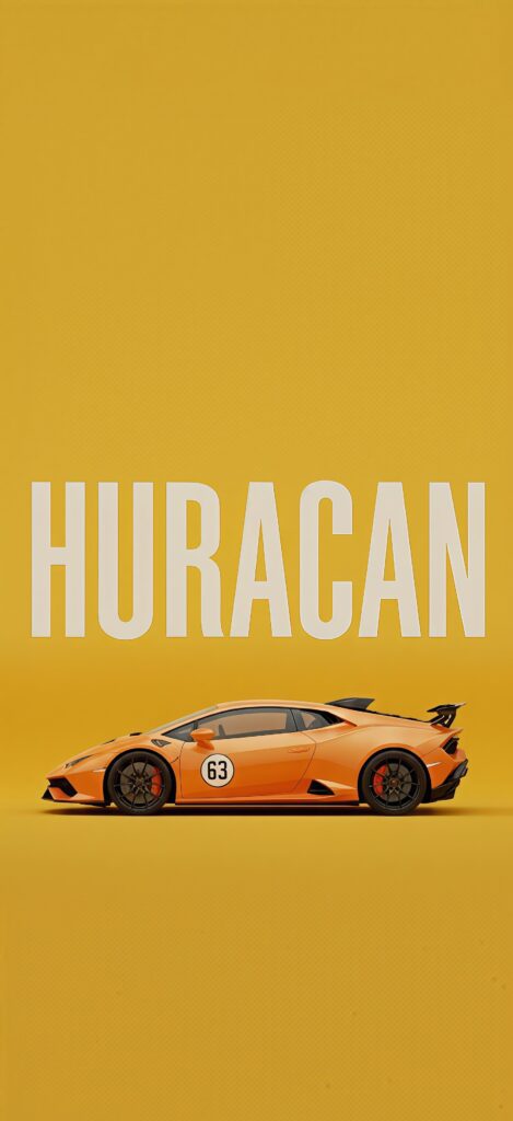 Lamborghini Huracán STO Orange Wallpaper