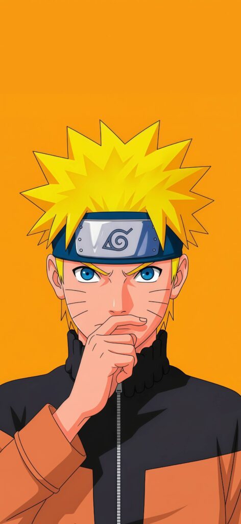 Naruto Uzumaki Shippuden Minimalist Wallpaper