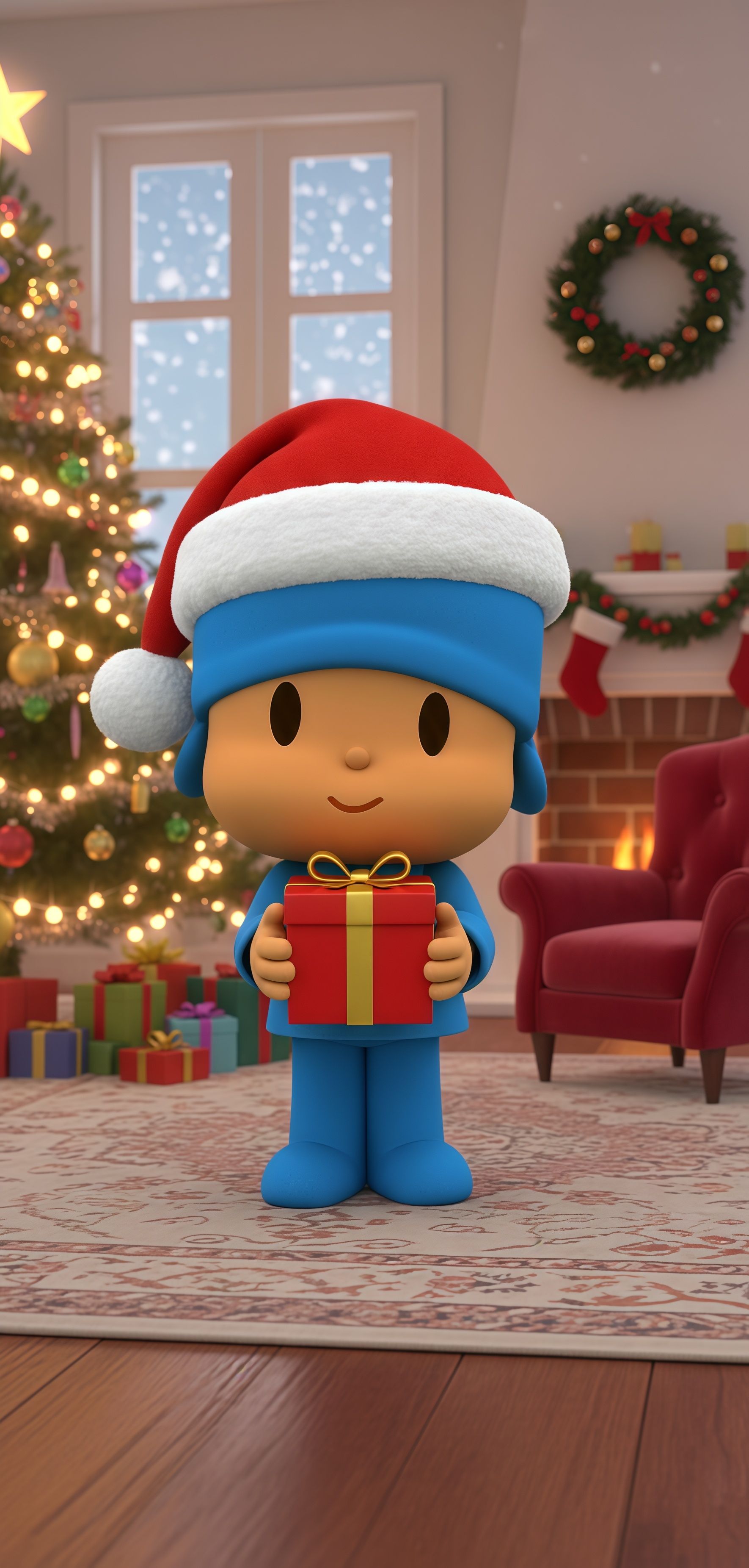 Pocoyo Christmas Wallpaper