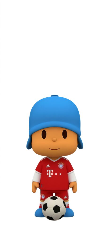 Pocoyó FC Bayern Football Wallpaper