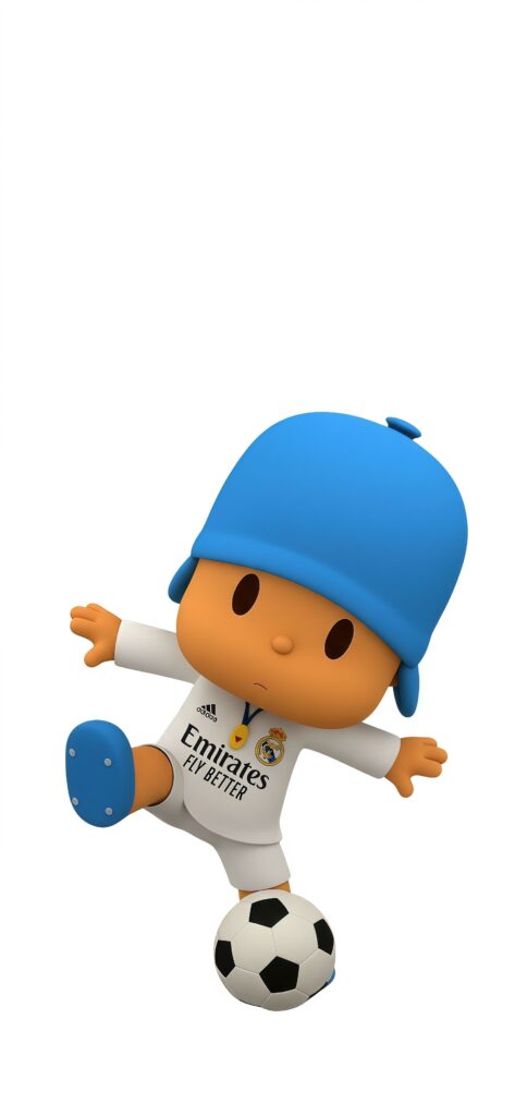 Pocoyó Real Madrid FC Football Wallpaper