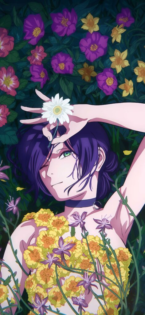 Reze Chainsaw Man Flower Field Anime Wallpaper