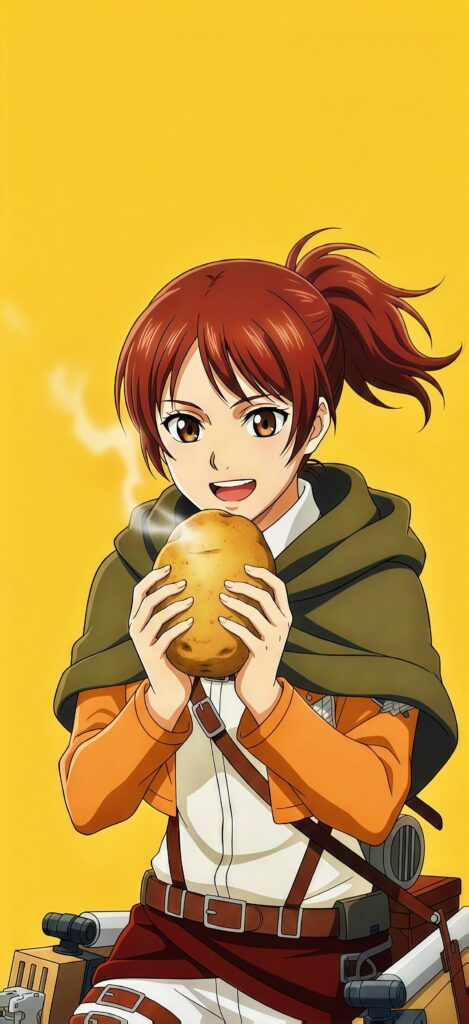 Sasha Braus Steamed Potato Wallpaper