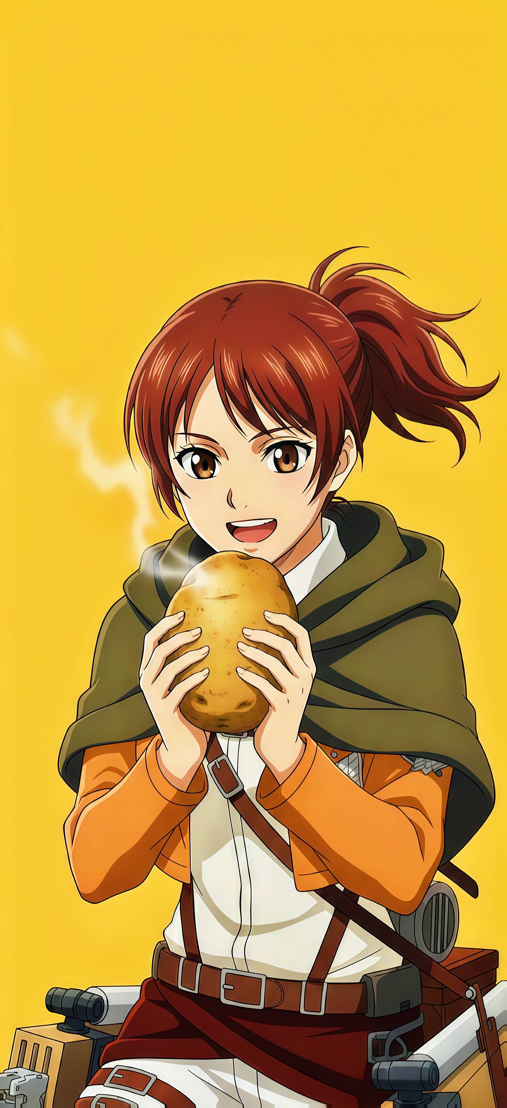 Sasha Braus Steamed Potato Wallpaper