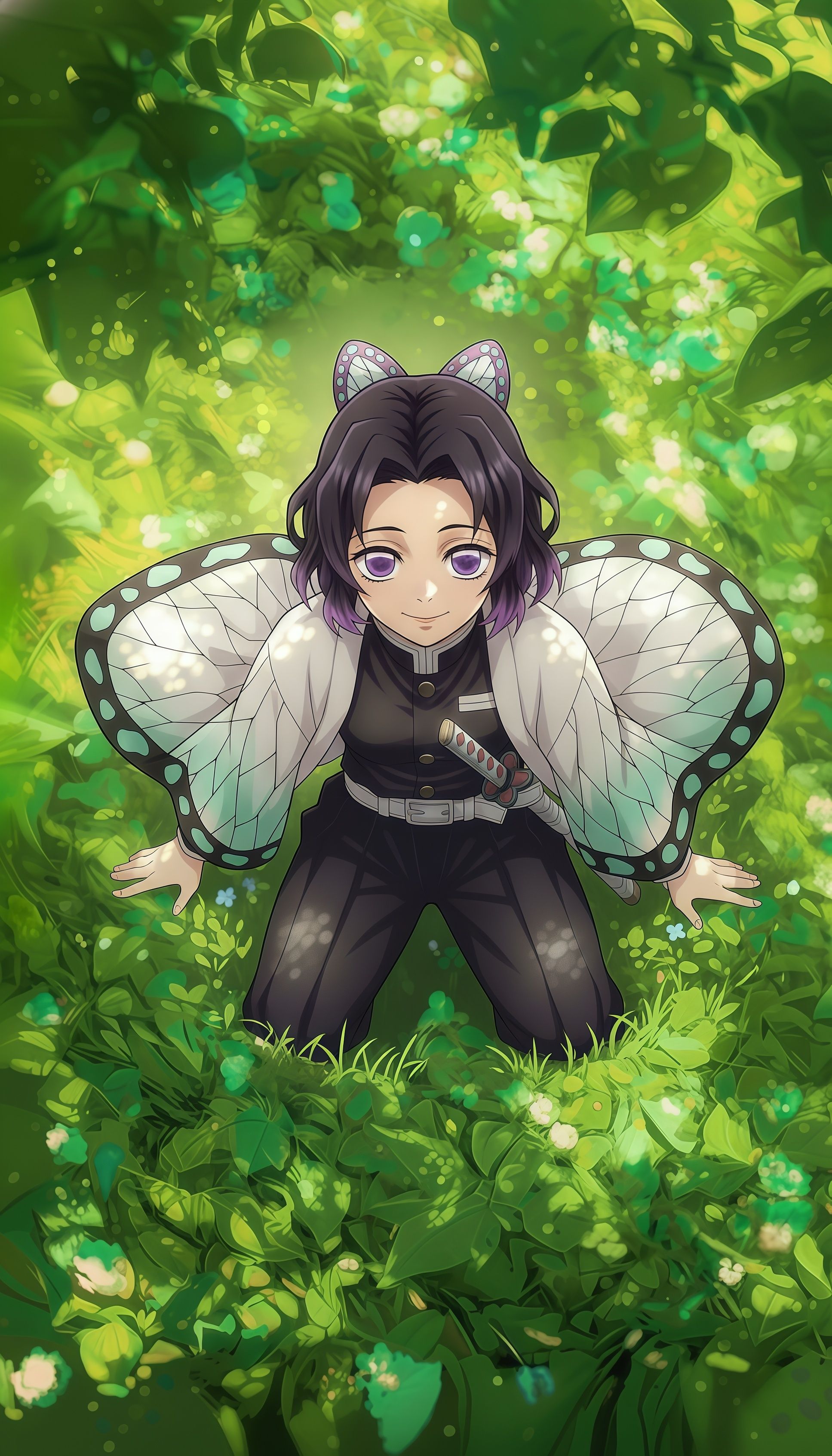 Shinobu Kocho Butterfly Hashira Live Wallpaper