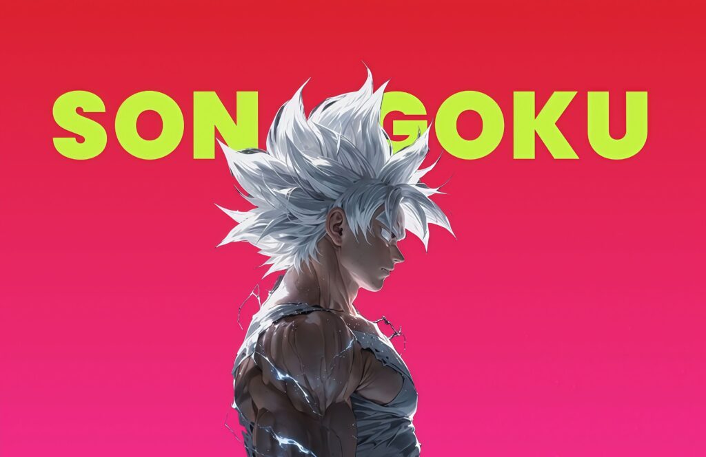 Son Goku Ultra Instinct Desktop Wallpaper