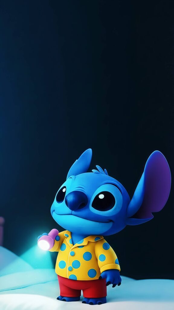 Stitch Flashlight Search Live Wallpaper
