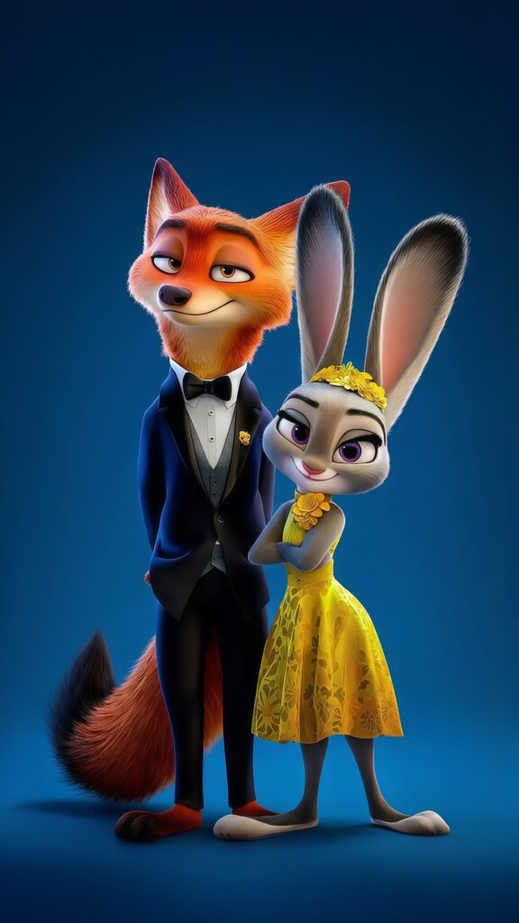 Zootopia Nick and Judy Formal Wallpaper