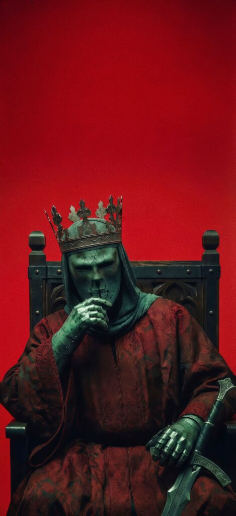 Dark Fantasy Masked King Wallpaper