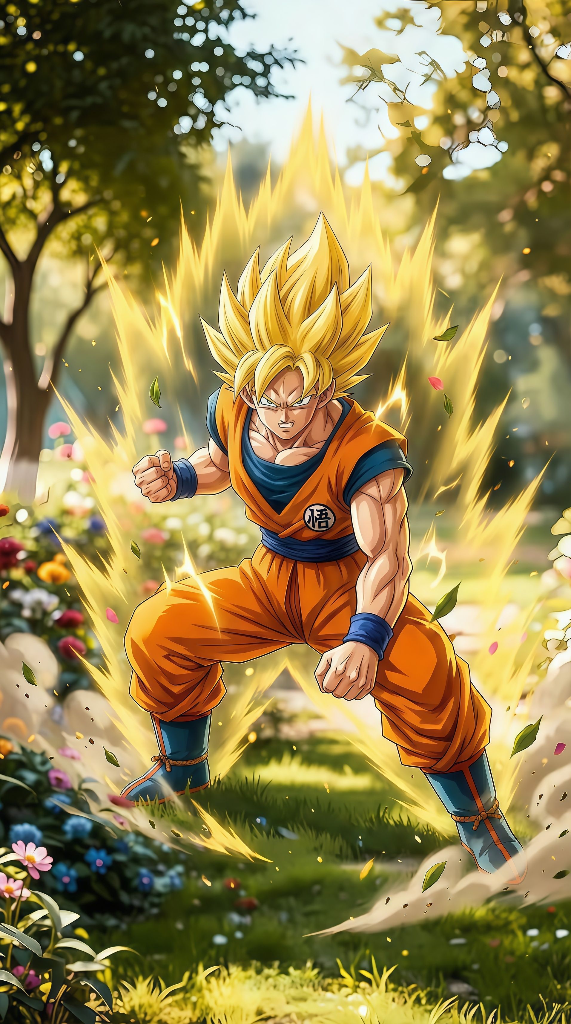 Goku Super Saiyan Power Wallpaper
