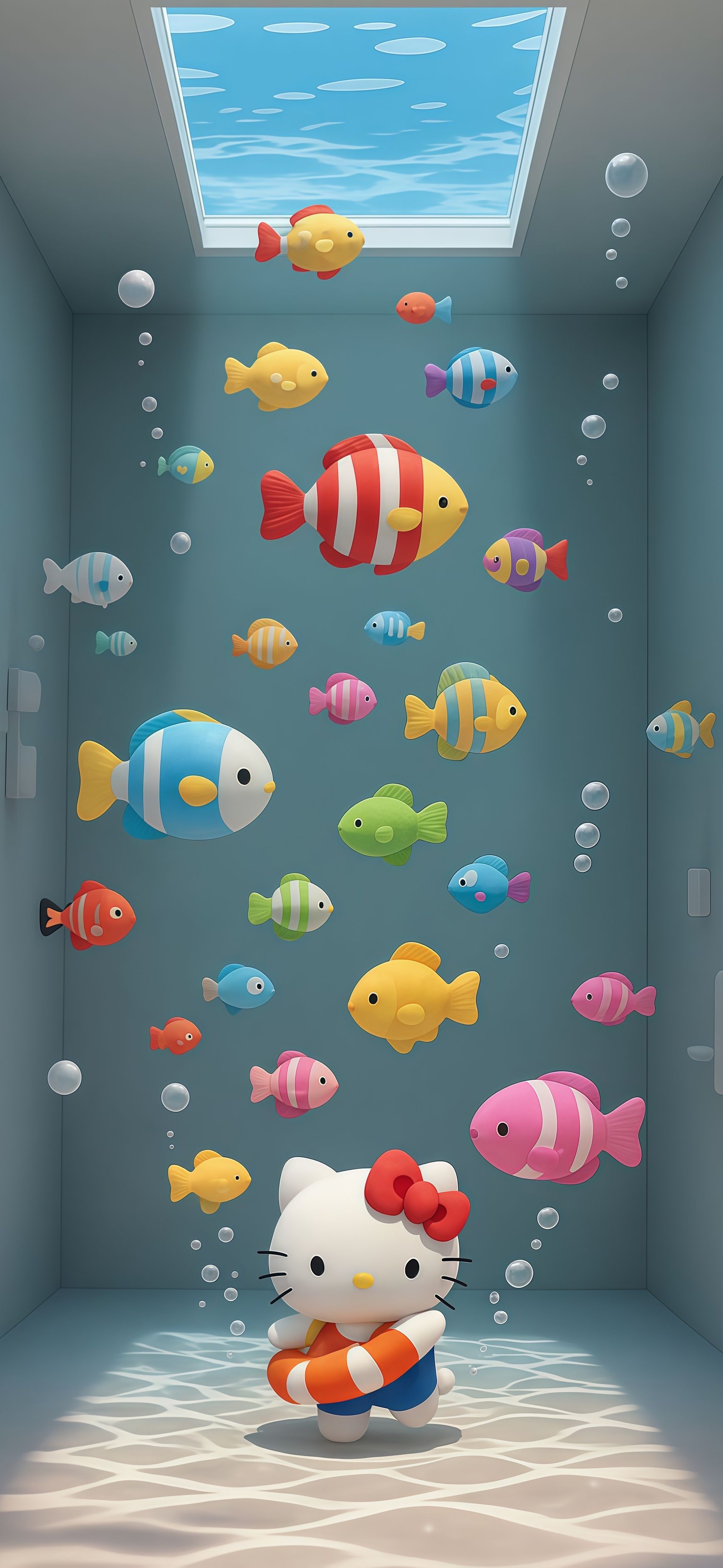 Hello Kitty Underwater Aquarium Live Wallpaper