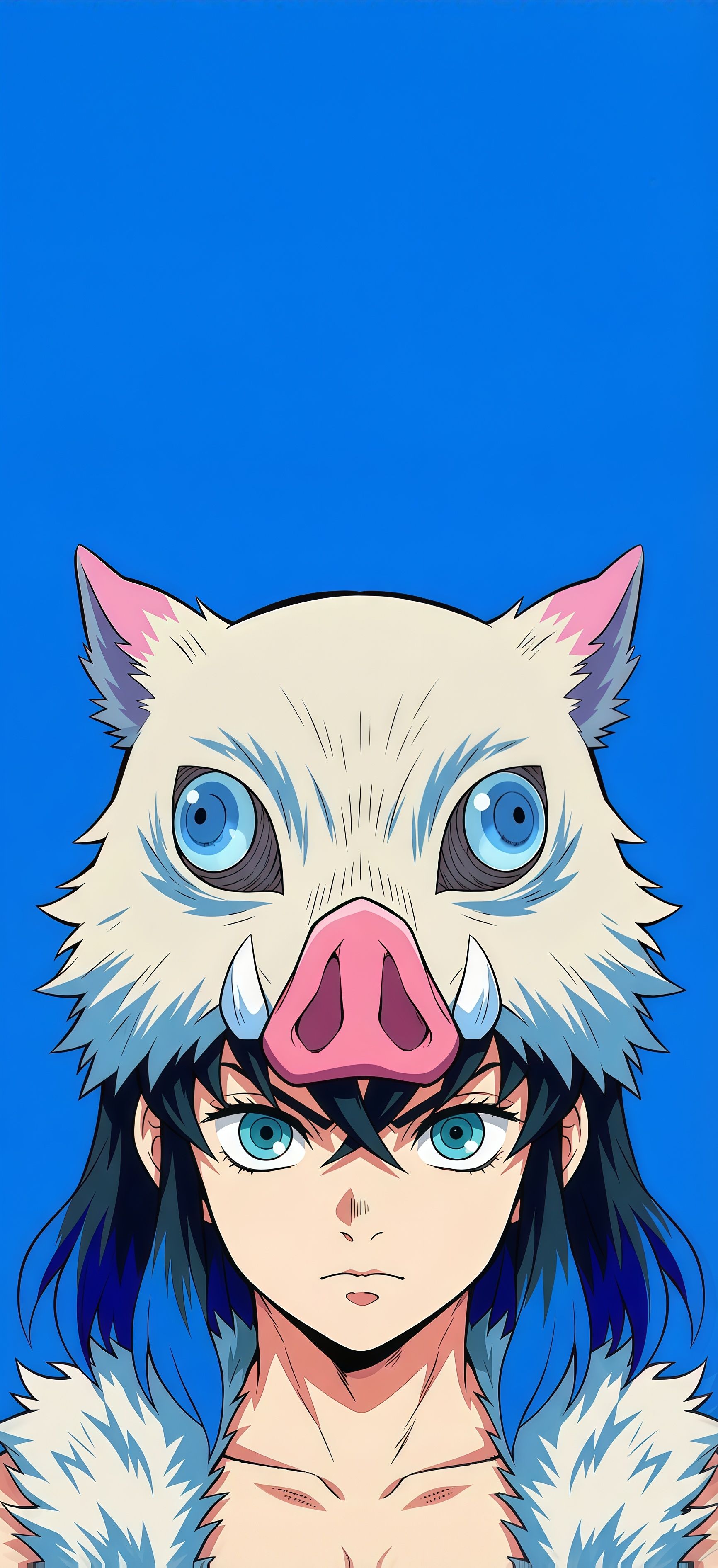 Inosuke Hashibira Boar Mask Wallpaper