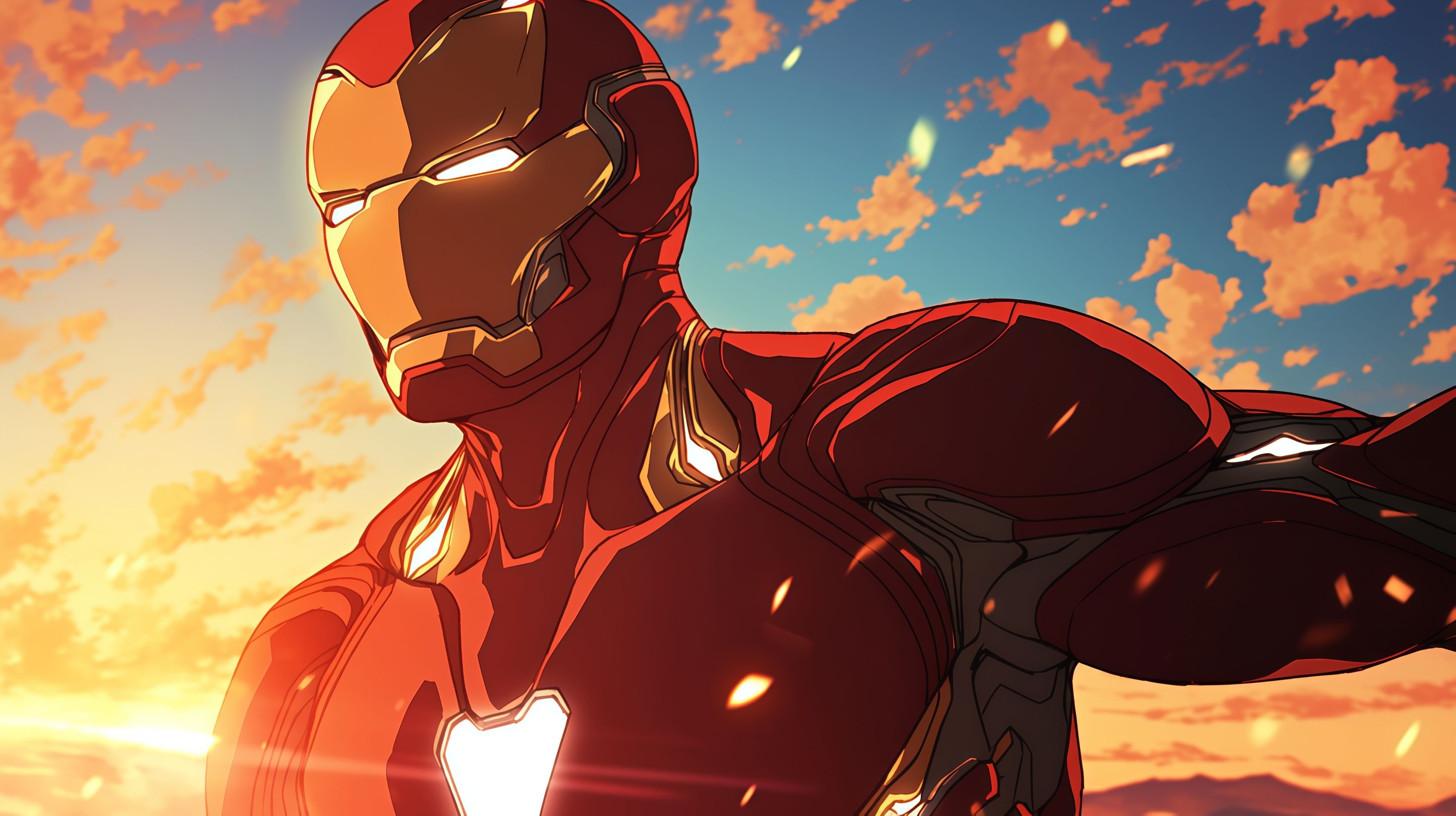 Iron Man Armor Desktop Wallpaper