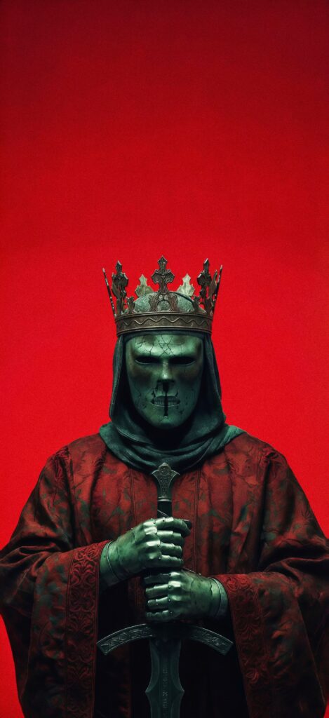 Medieval Knight King Mask Wallpaper