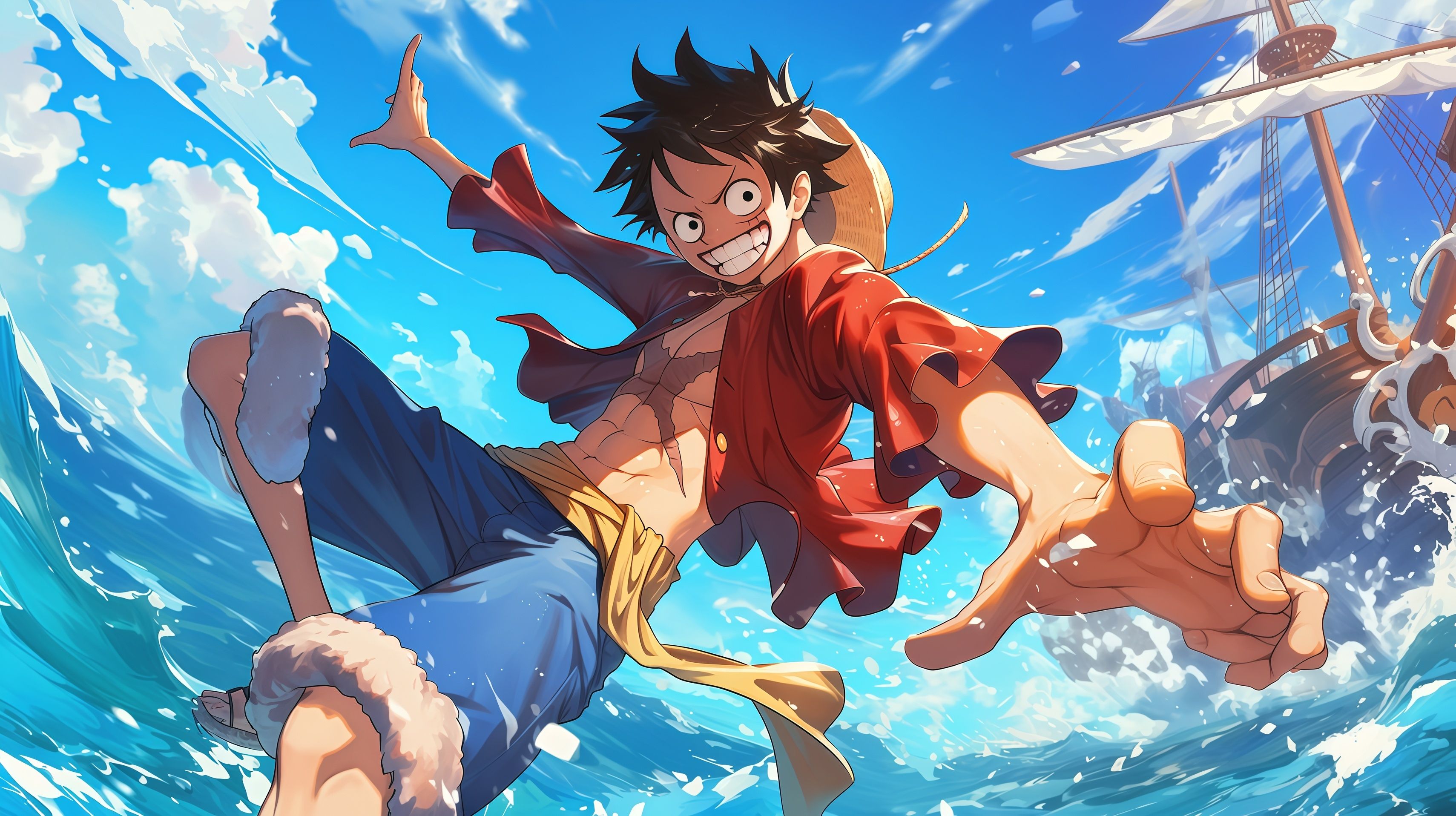 Monkey D. Luffy One Piece Desktop Wallpaper