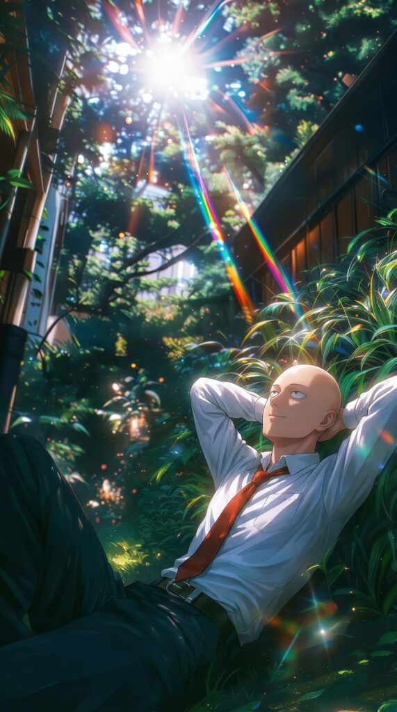 Saitama One Punch Man Aesthetic Wallpaper