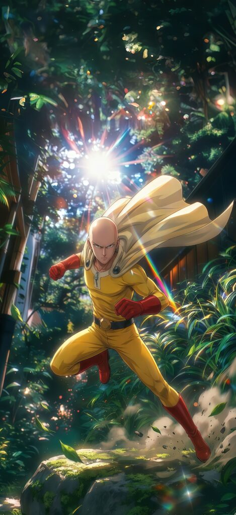 Saitama One Punch Man Hero Wallpaper