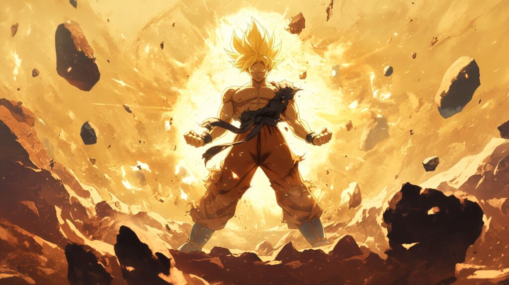 Son Goku Super Saiyan Desktop Wallpaper