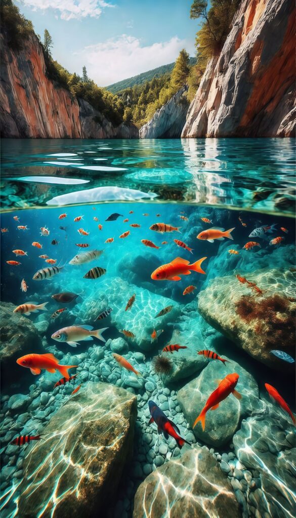 Tropical Fish Clear River Live Wallpaper