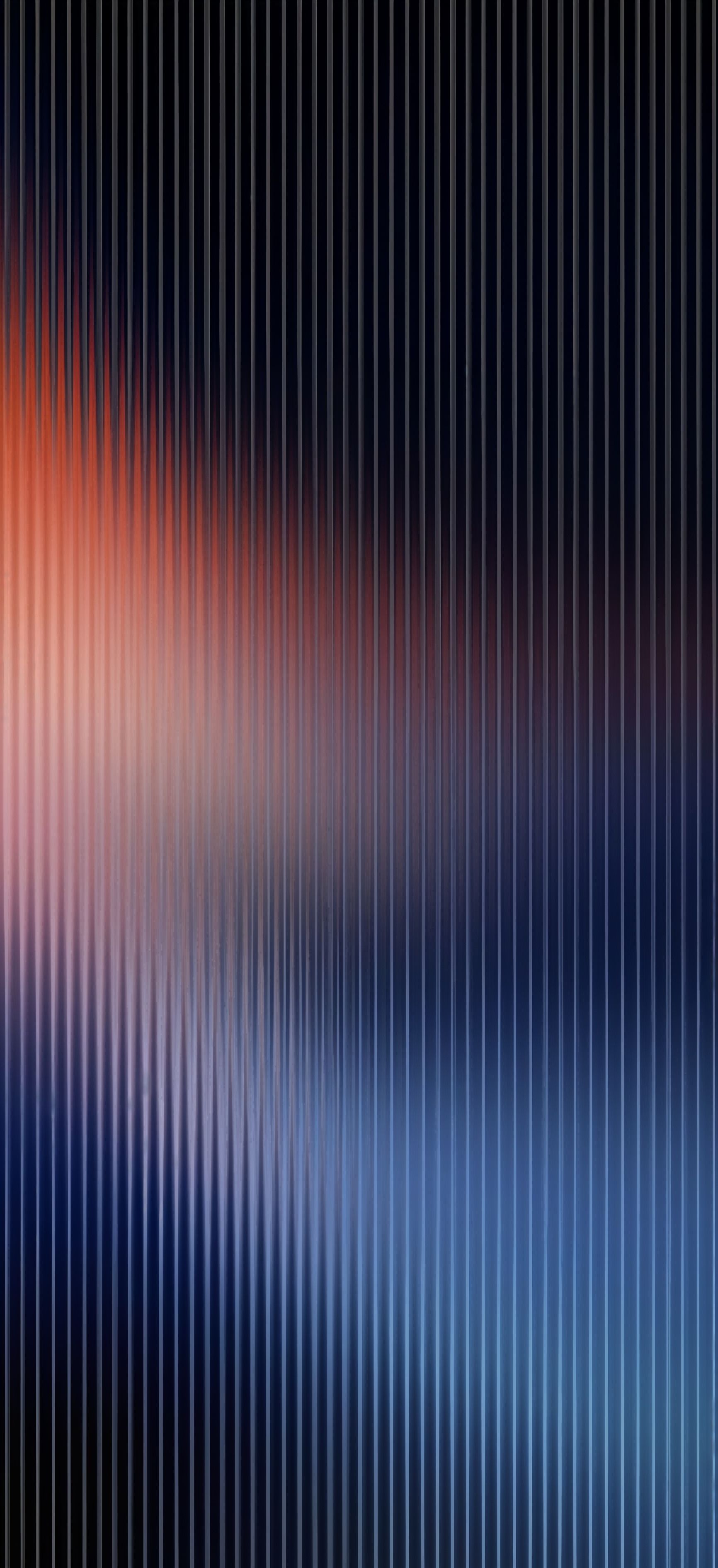 Abstract Blue and Red Prism Wallpaper