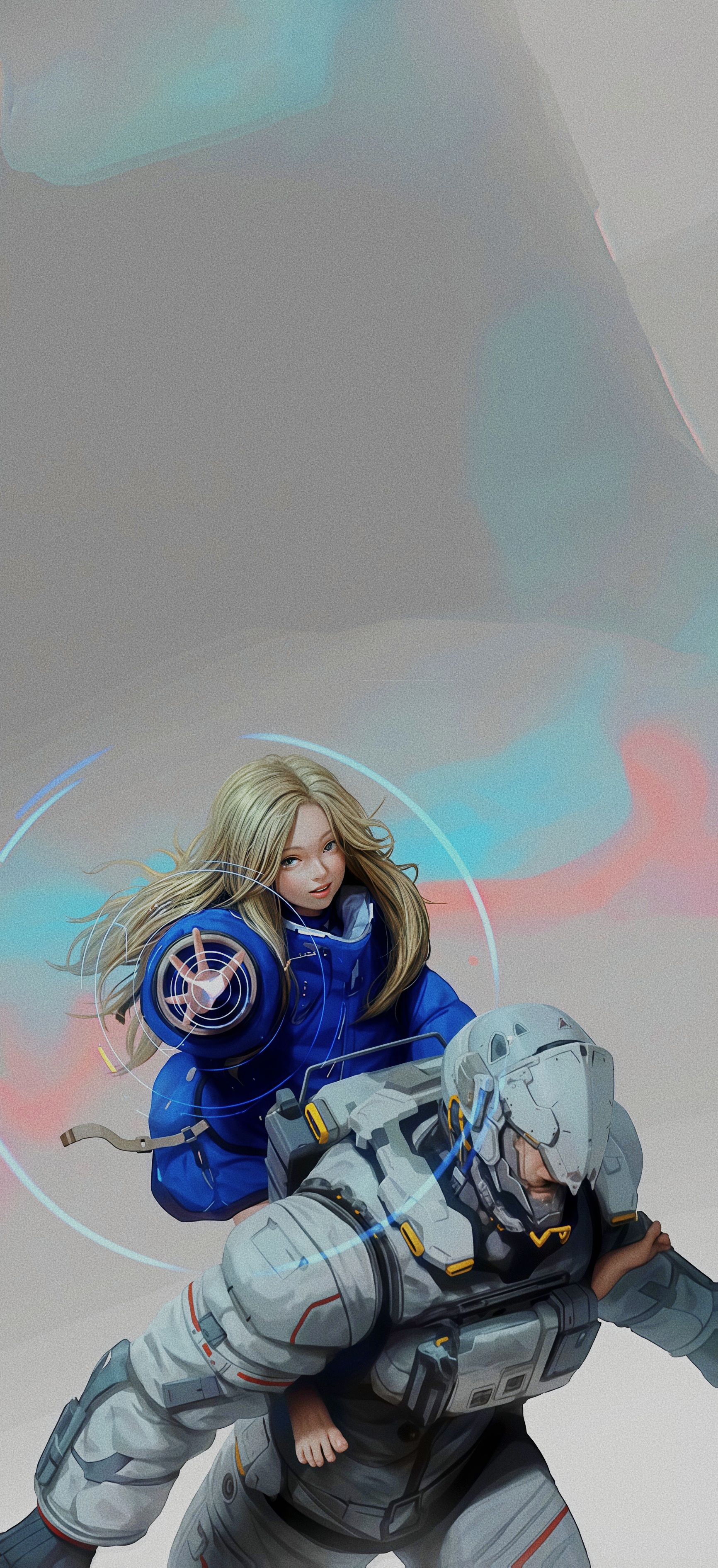 Diana and Hugh Dual-Action Wallpaper