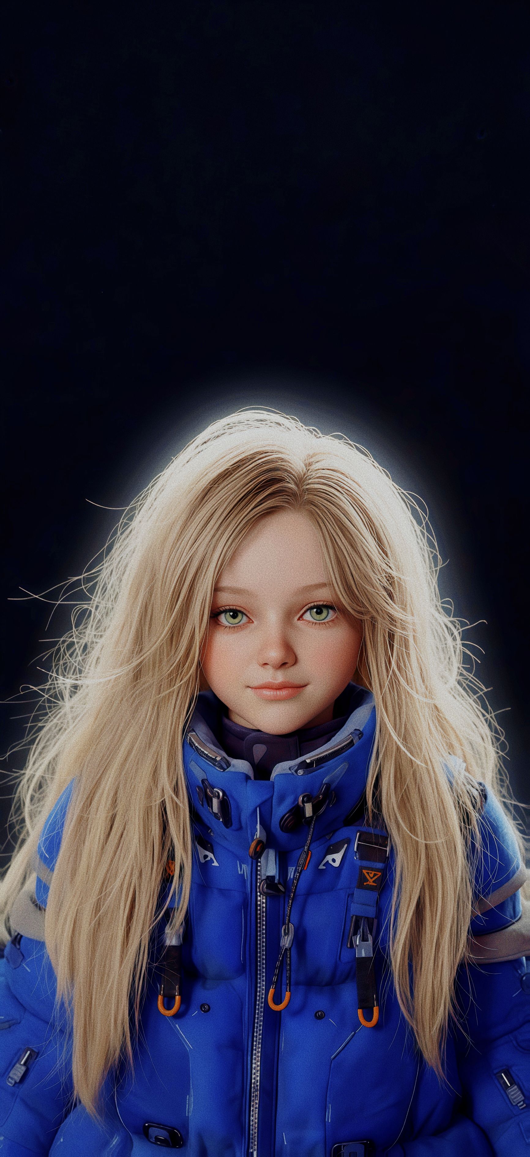 Diana Close-Up Glow Wallpaper