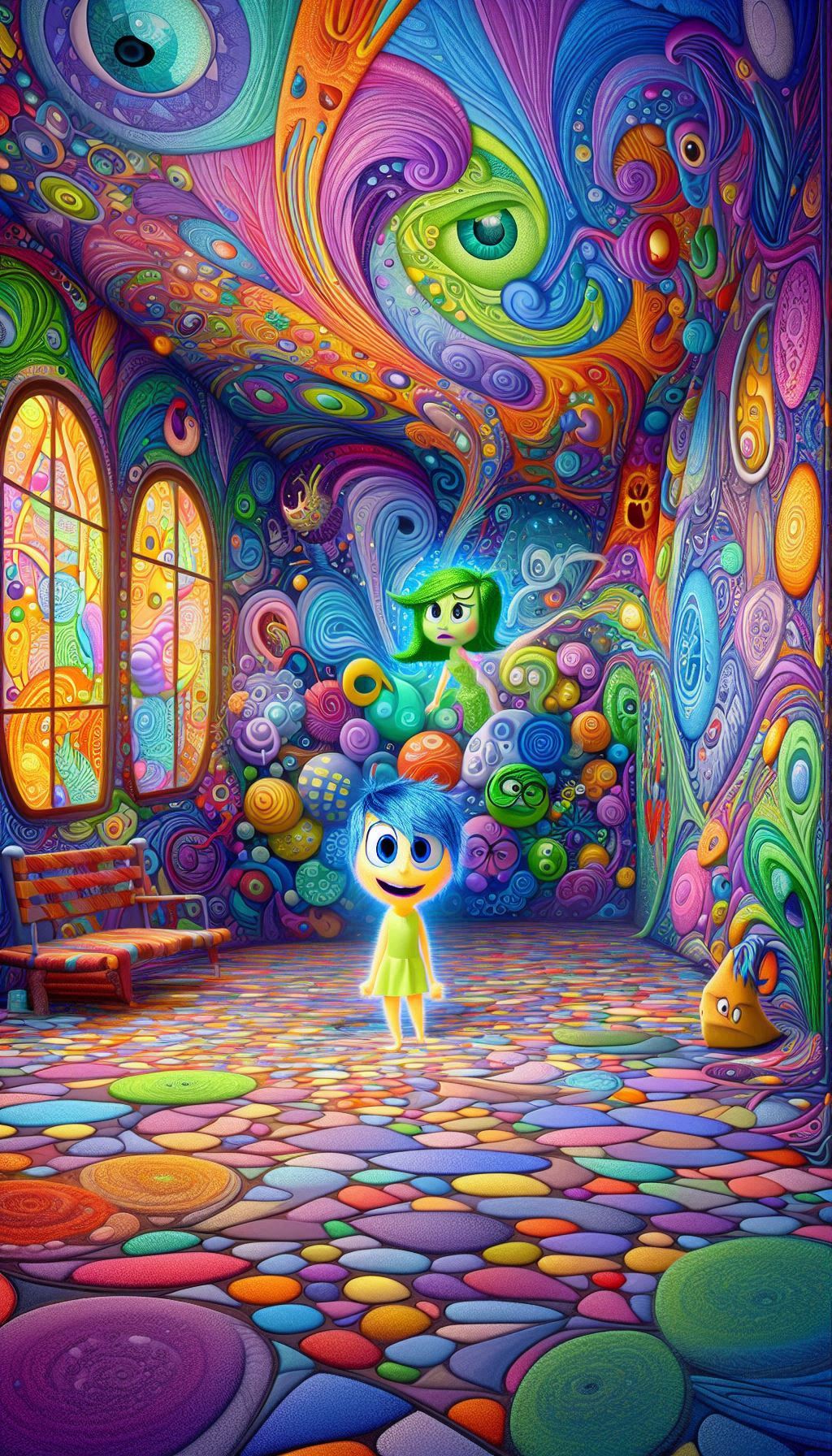 4k Inside Out Phone Wallpaper