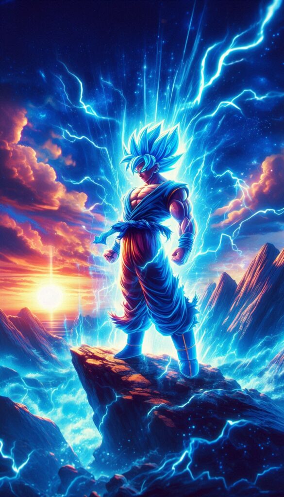 Goku Super Saiyan Blue Wallpaper 4k