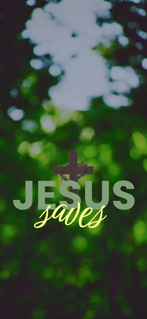 Jesus saves wallpaper 4k