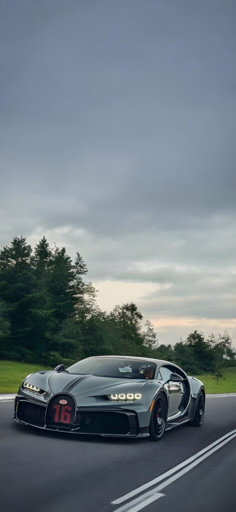 Sleek Bugatti chiron wallpaper 4k