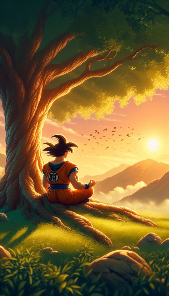 Goku Meditation wallpaper
