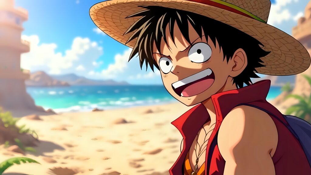 4k Luffy wallpaper free