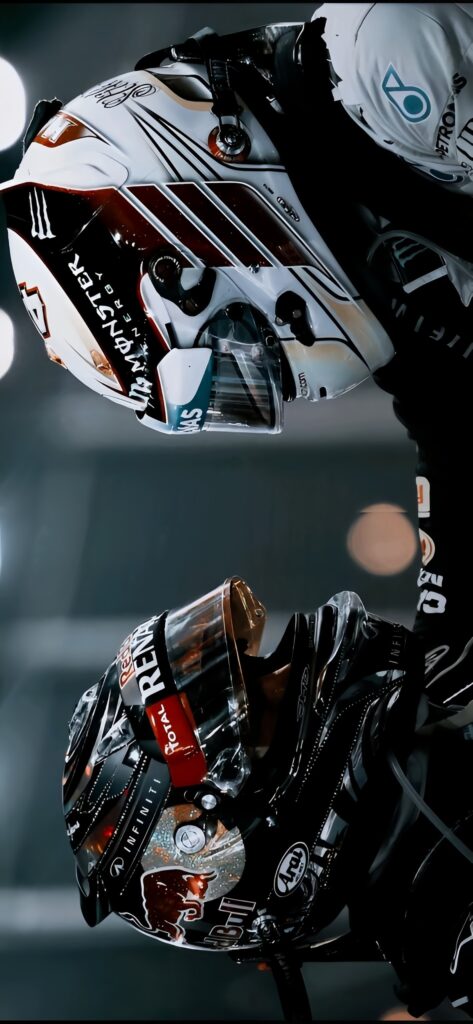 Formula 1 Duo Helmet Wallpaper