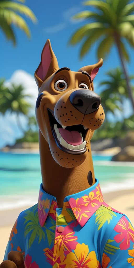 Scooby-Doo Beach Wallpaper