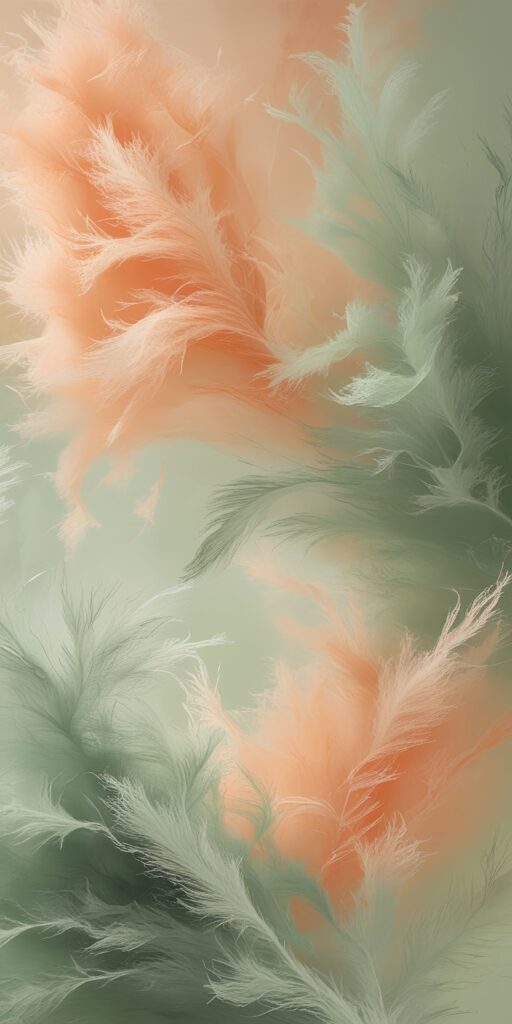 Abstract Feather Art Wallpaper