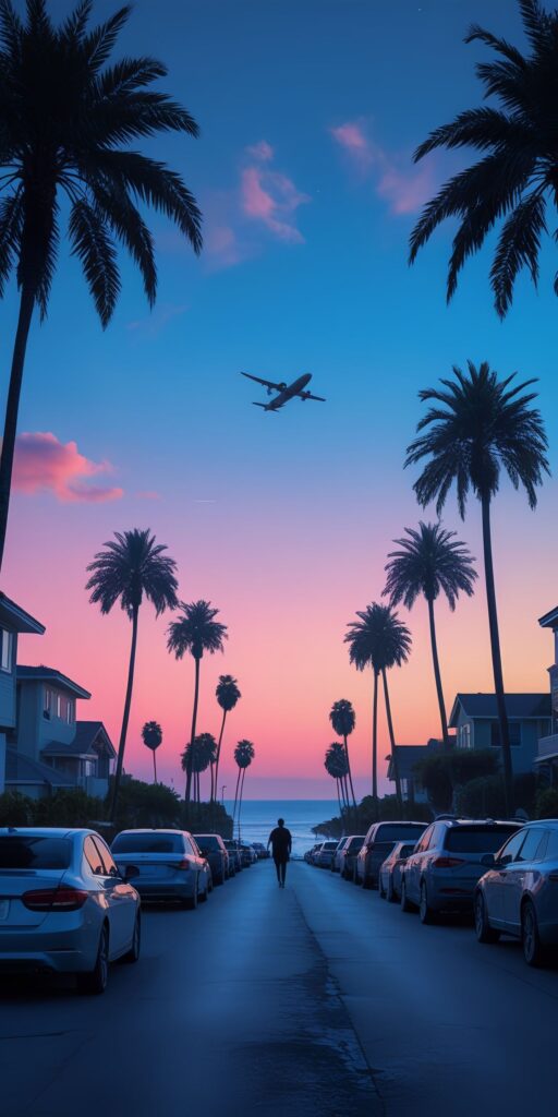 Iconic Los Angeles Sunset Wallpaper