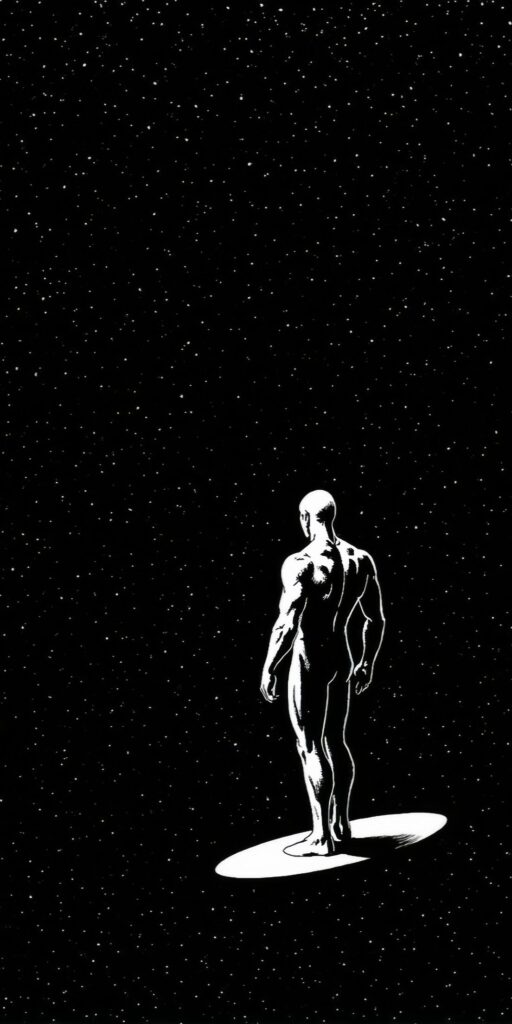 Silver Surfer Cosmic View Wallpaper