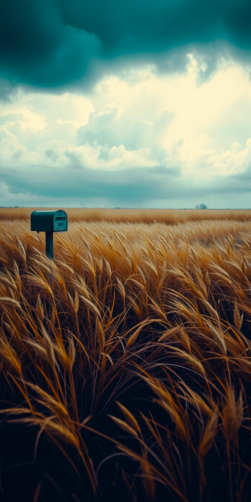 Serene Golden Wheat Field Wallpaper