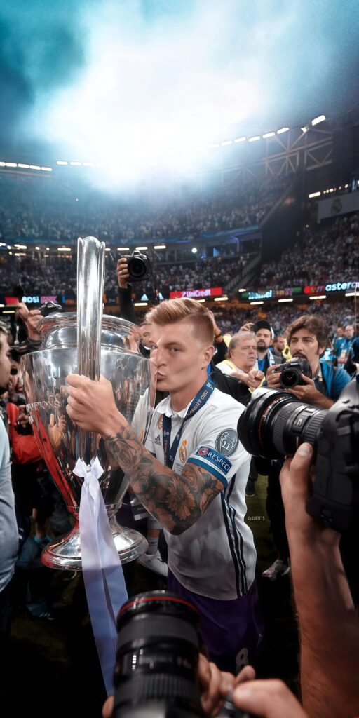 Epic Toni Kroos Focused Wallpaper