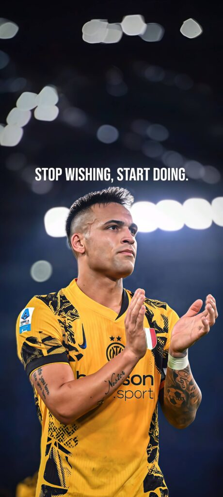 Epic Lautaro Martinez 4K Wallpaper