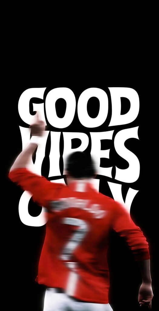 Good Vibes Only Ronaldo Wallpaper
