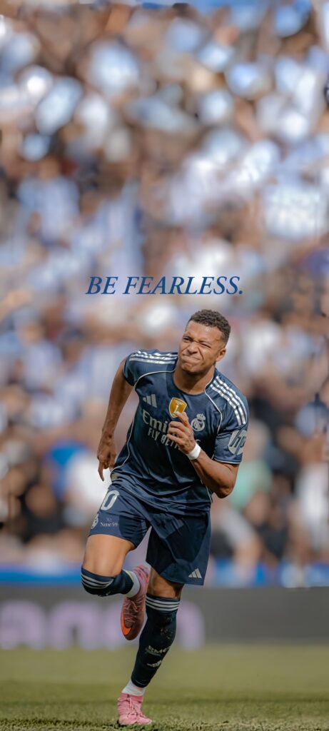 Kylian Mbappé Motivational Wallpaper