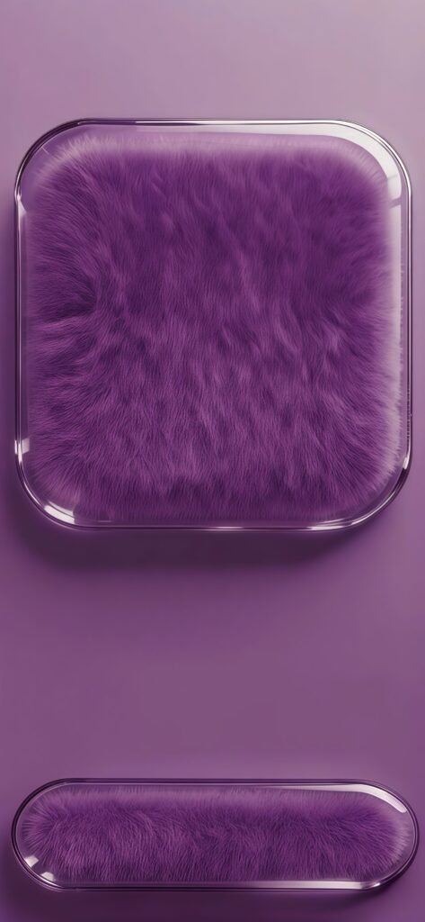Deep Purple Fluffy Glass Texture Wallpaper