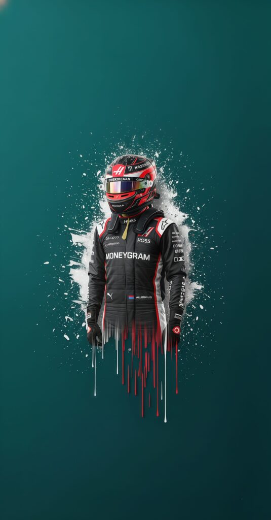 Haas F1 Driver Art Wallpaper