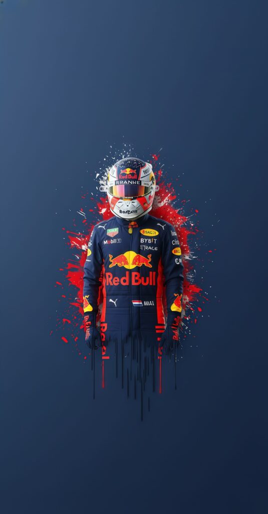 Max Verstappen Red Bull Navy Wallpaper