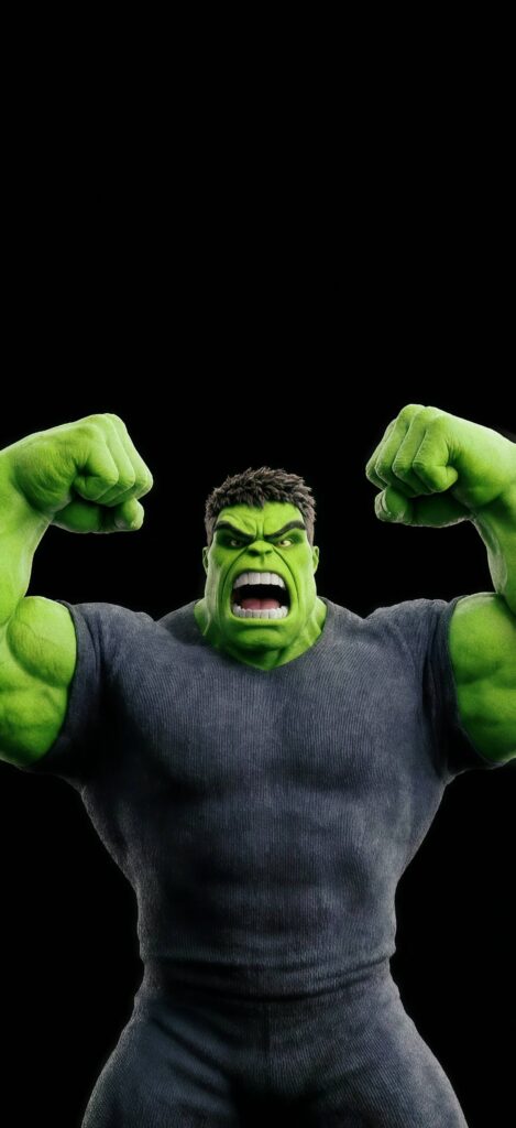 Incredible Hulk Flexing Wallpaper