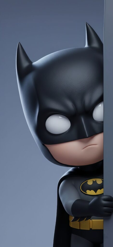 Dark Knight Chibi 3D Wallpaper